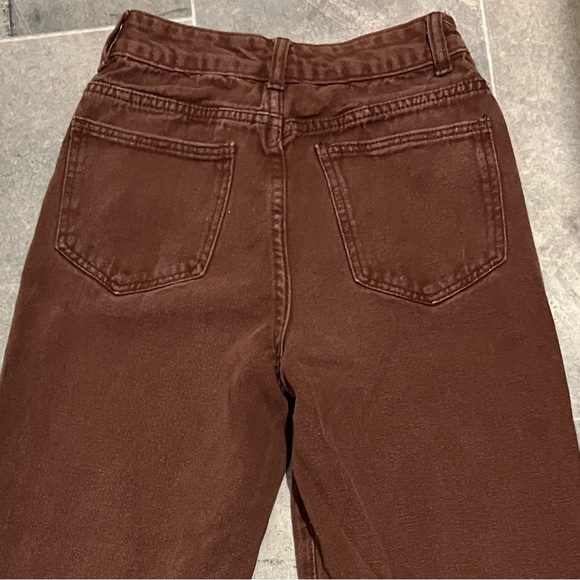 brown size 0 short, softer textured. worn a few times - Picture 1 of 4